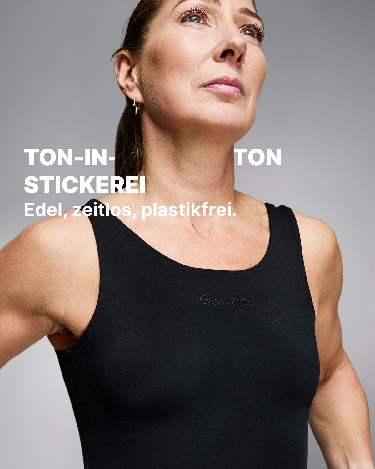 Edel und langlebig Das Crop Top mit nachhaltiger Viskose Stickerei Dezenter Style ohne Plastik für Sport und Alltag