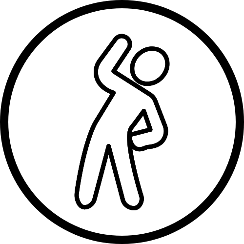 Symbol für maximale Bewegungsfreiheit in nachhaltiger Sportswear von Gooden – körpernaher Schnitt für intensives Kraft- und Functional-Training.