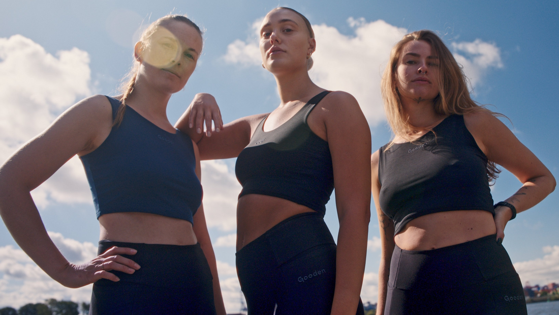GOODEN Sportswear für nachhaltiges Training und gesunde Longevity – ohne Perfektion, dafür mit Wohlbefinden und Empowerment.“
