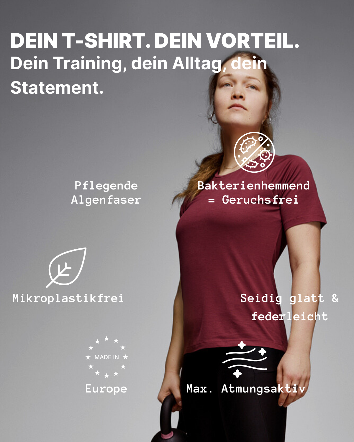 2nd CHANCE • PERFORMANCE T-SHIRT 'HÉLÈNE'