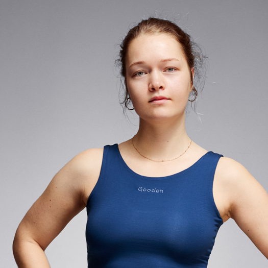 Gründerin von GOODEN – innovatives Startup für nachhaltige, plastikfreie Sportswear für Frauen im Gym und Kraftsport.